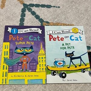 Pete the Cat Book Set - Super Pete & A Pet for Pete